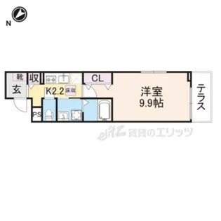 フェリーチェ ピーノ【1階】の間取り