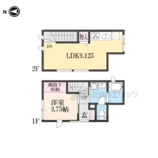 京都府京都市下京区仏具屋町【一戸建】の間取り