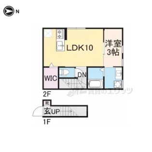 エトワール宮司【201号室】の間取り