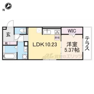 カノン蓮池【1階】の間取り