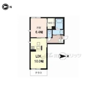 ヴェルジェ?【1階】の間取り