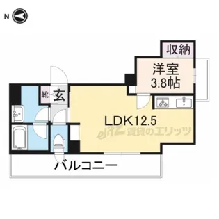 シャーメゾンCozyForest【201号室】の間取り