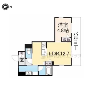 シャーメゾン Cozy Forest【205号室】の間取り
