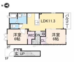 グラン レオン【2階】の間取り