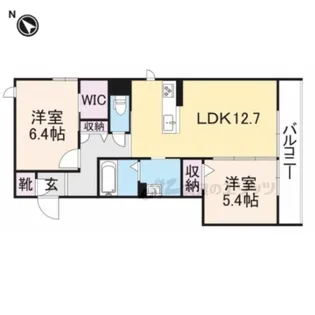 RESIDENCE KURAJI【1階】の間取り