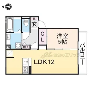 スカイマリー【301号室】の間取り
