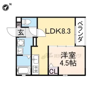 PRIMECUBE【3階】の間取り