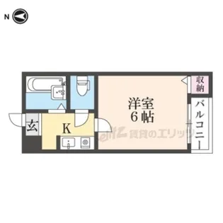 Renatus寝屋川【406号室】の間取り