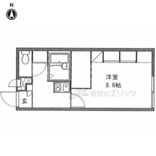 レオパレス和【201号室】の間取り