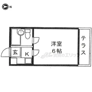 コーポ諏訪西大寺【3階】の間取り