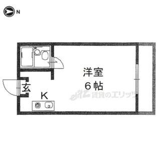 コーポ諏訪西大寺【3階】の間取り