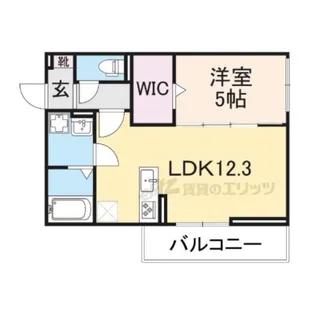 アリア大江【1階】の間取り