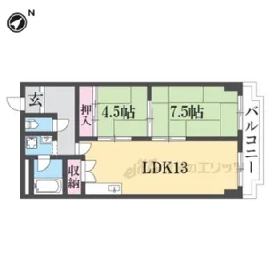 アメニティコート【3階】の間取り
