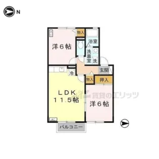 グランドゥール ?【2階】の間取り