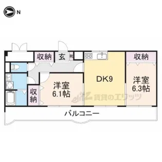 ルミエールヨシダ【2階】の間取り