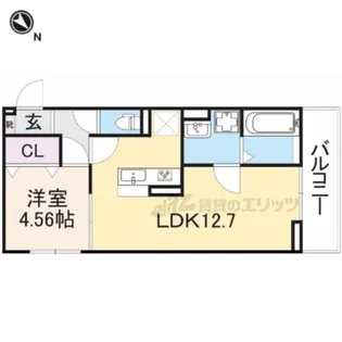 The Bonds 北中小路【3階】の間取り