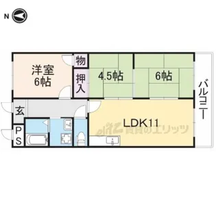 プランドール・メゾン【3階】の間取り