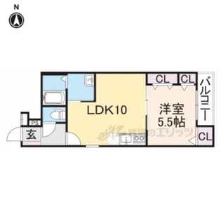 フジパレス八坂町【2階】の間取り