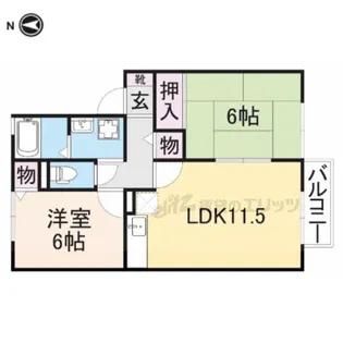 アークソフィア A棟【2階】の間取り