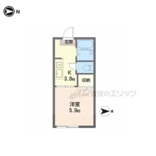 グリーンハイツ A【2階】の間取り