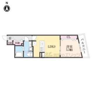 パウゼ伏見Sta.【5階】の間取り