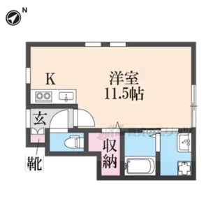パステルスクエア【1階】の間取り