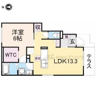 ヘゼリッヒ【1階】の間取り