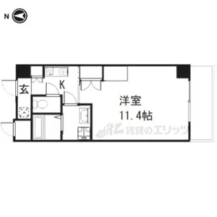 グランパークポラリス【1階】の間取り