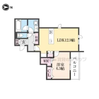 メゾン ヴィラージュ【2階】の間取り