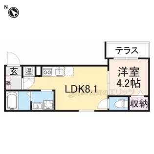 F asecia Leggiero【1階】の間取り