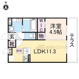 SEJOUR YUTOHA【1階】の間取り