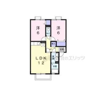 ボヌールA【2階】の間取り