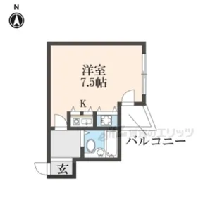 エグゼコート枚方公園【701号室】の間取り