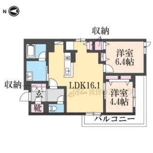 エスペランサ レジデンスⅡ【303号室】の間取り