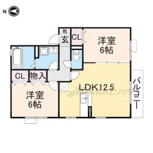 グランモア東九条?【1階】の間取り