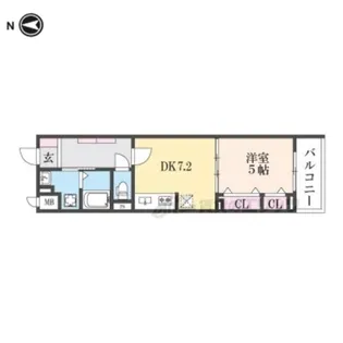 エムアイ ヒルズ【5階】の間取り