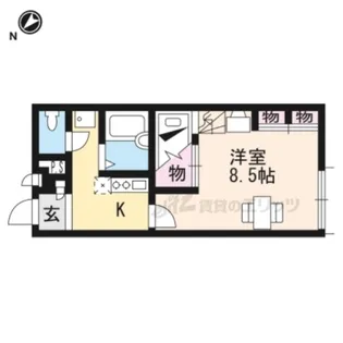 レオパレス城町【207号室】の間取り