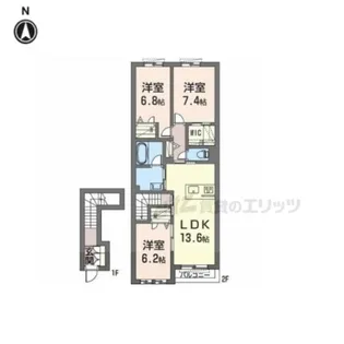 サンライズ?【2階】の間取り