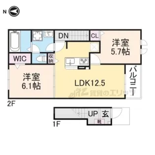 エスペランサ【2階】の間取り