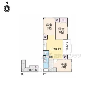 ヴィラ 明分【2階】の間取り