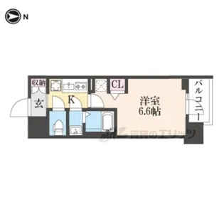 プラシード京都【2階】の間取り