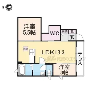 グラヴィス?【101号室】の間取り