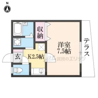 駒井ハイツ【1階】の間取り