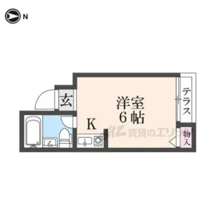 PALハウス大深【4階】の間取り