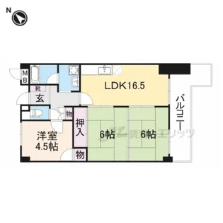 チェリーコート【2階】の間取り