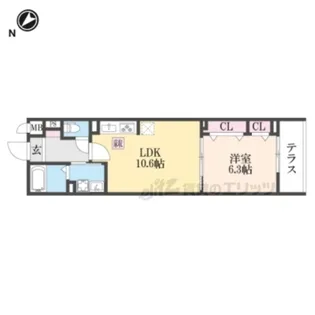 アドバンス【1階】の間取り