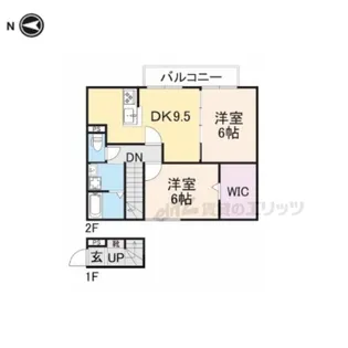 ゼフィランサス【2階】の間取り