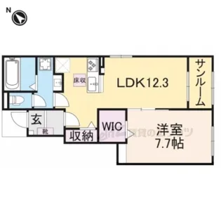 クレインコート?【1階】の間取り