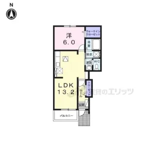 ヴァン リーブル ?【1階】の間取り