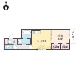 ロワジール【202号室】の間取り